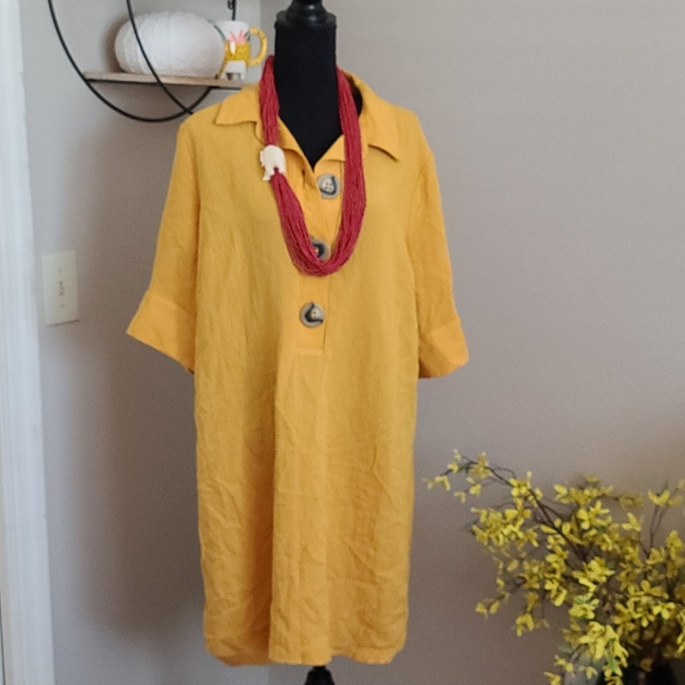 Lily Black XL Yellow tunic